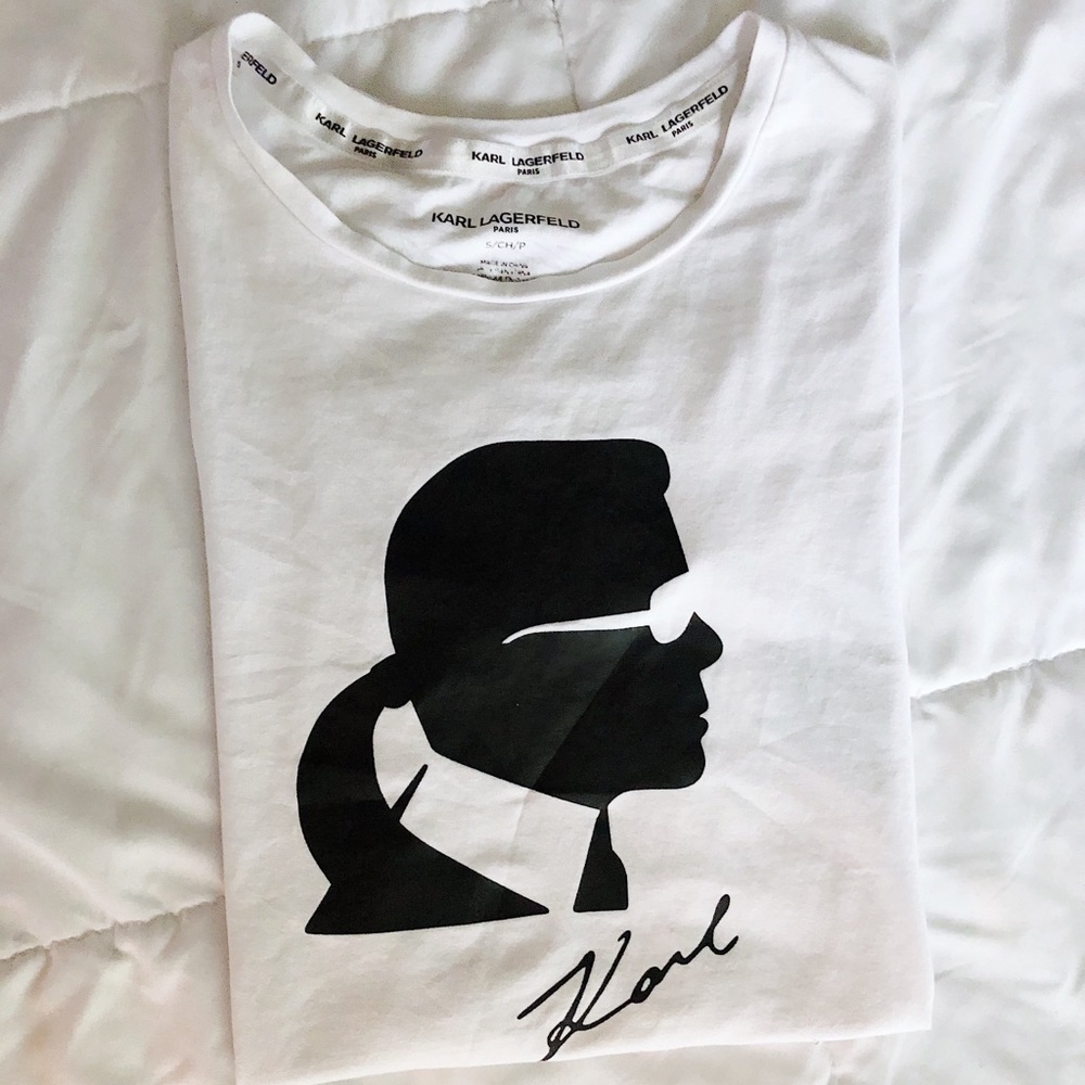 Karl Lagerfeld Side Profile Tee